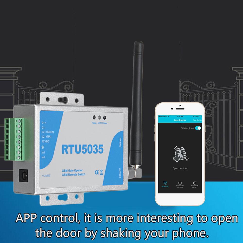 RTU5024 RTU5035 2G 3G GSM Gate Opener Relay Switch Wireless Remote Control Door Access Door Opener Free Call for Parking Systems