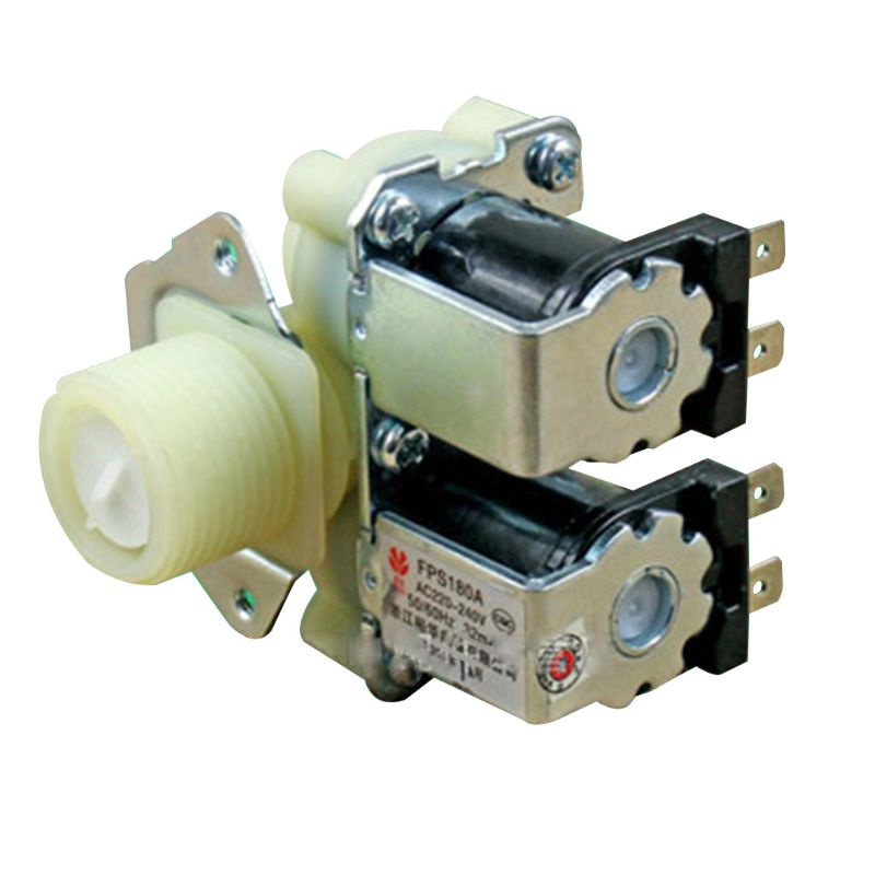 Válvula Universal de doble entrada de agua para lavadora, piezas de repuesto duraderas para electrodomésticos