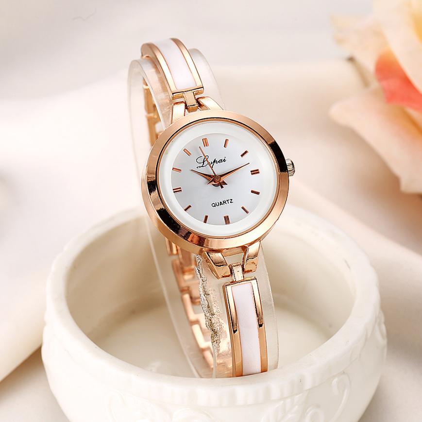 LVPAI Vrouwen Armband Horloge Mode Quartz-horloge Vrouwelijke Strass Horloge Horloges Voor Vrouwen Vrouwelijke Horloge minnaar # D