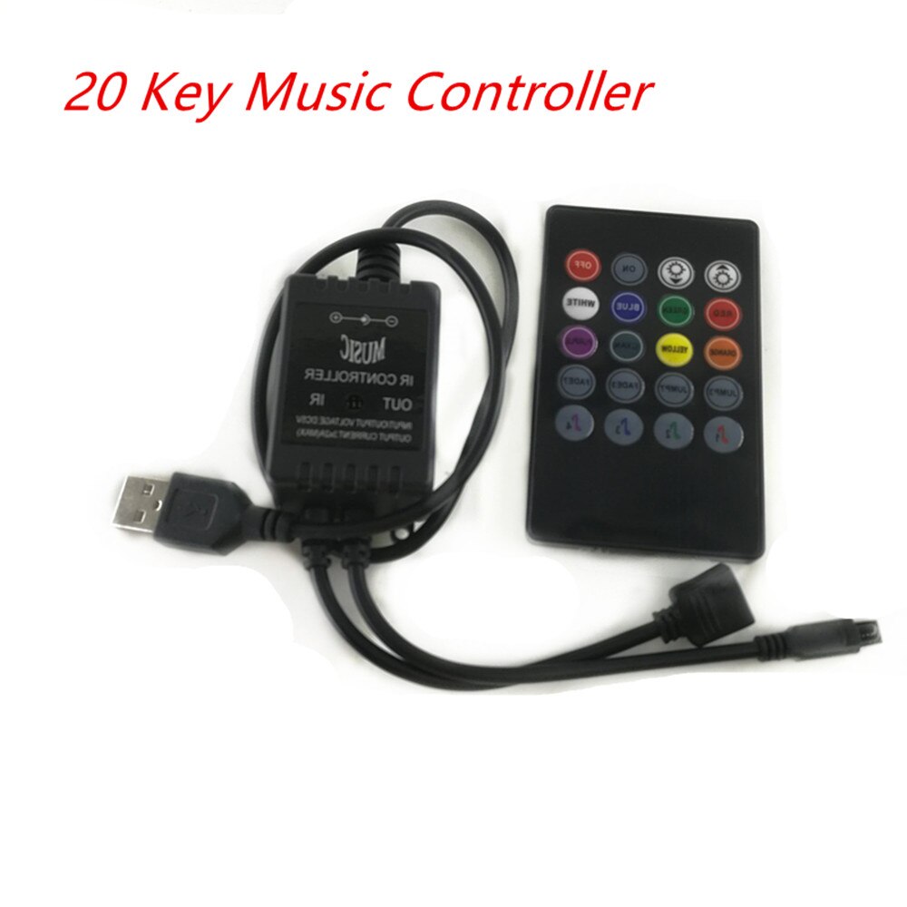 USB 20 music keys IR controller black Remote sound... – Grandado