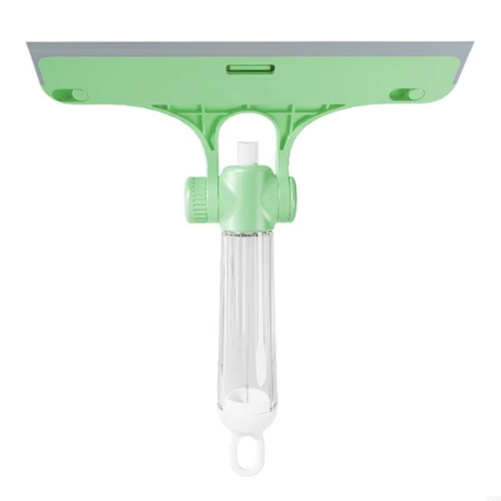 4-in-1 raamreinigingswisser spuitfles siliconen ruitenwisser raamreiniger duurzame huishoudelijke douchewisser borstel schone benodigdheden: Lavendel