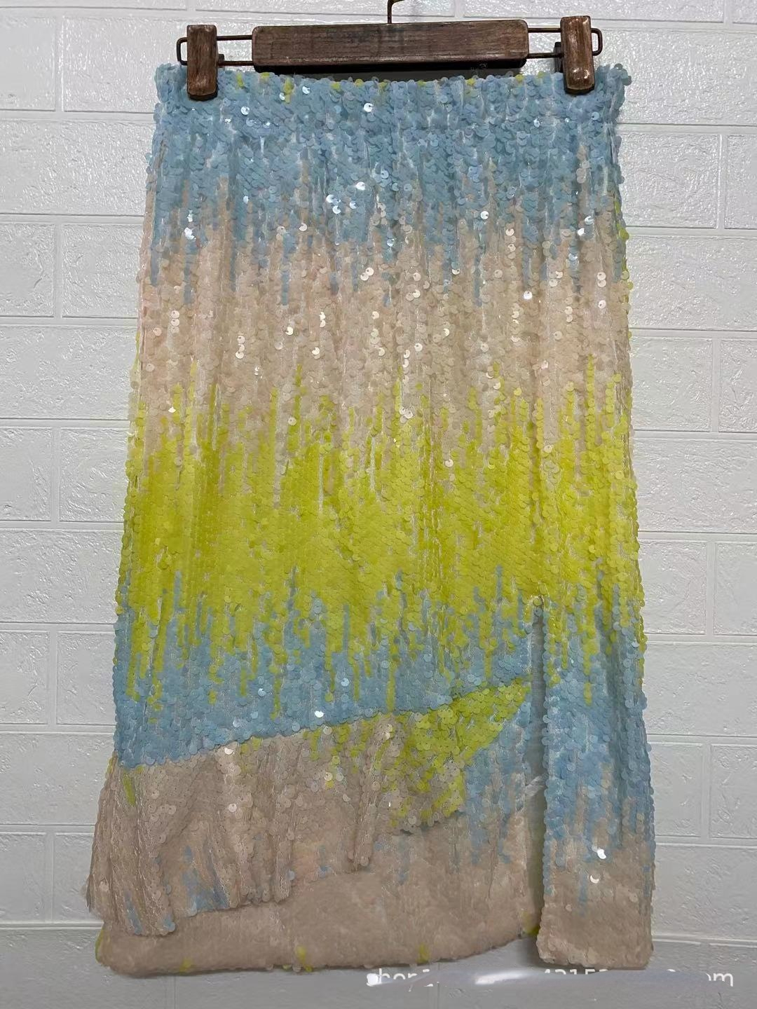 Pailletten Shorts Damen - Glitzer Rock Mit Integrierten Shorts