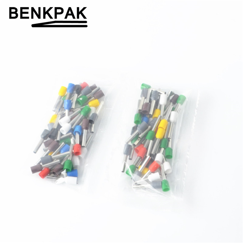 50PCS 14 AWG 2.5mm2 Insulated Cord End Terminal block Wire Ferrules E2512