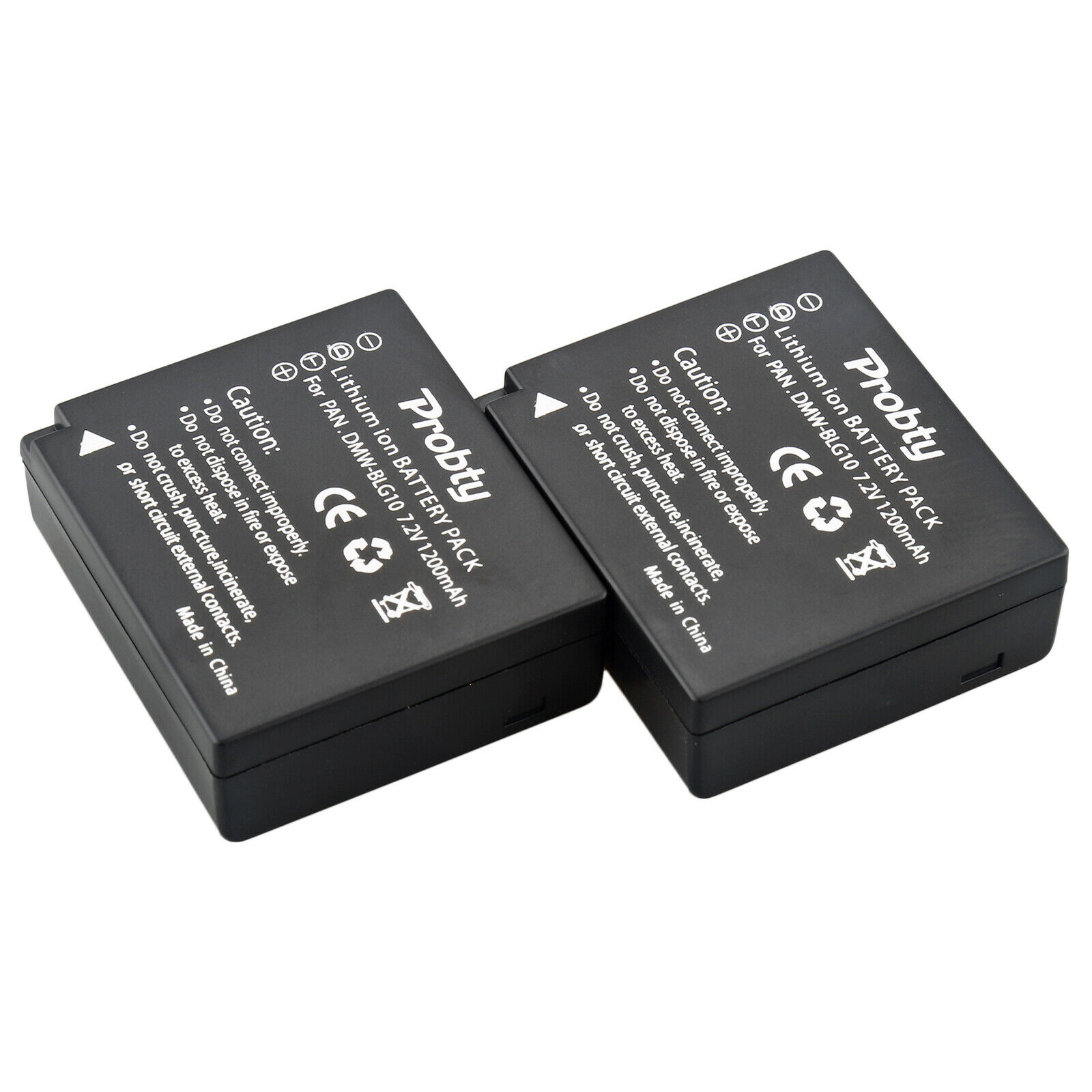 For Panasonic DMW-BLG10 DMW-BLE9 BLG10E Battery DMC-ZS60 DMC-ZS100 DMC-GX7 DMC-LX100 DMC-GF3 DMC-GF5 DMC-GF6, DMC-GX camera: 2 Pcs Battery