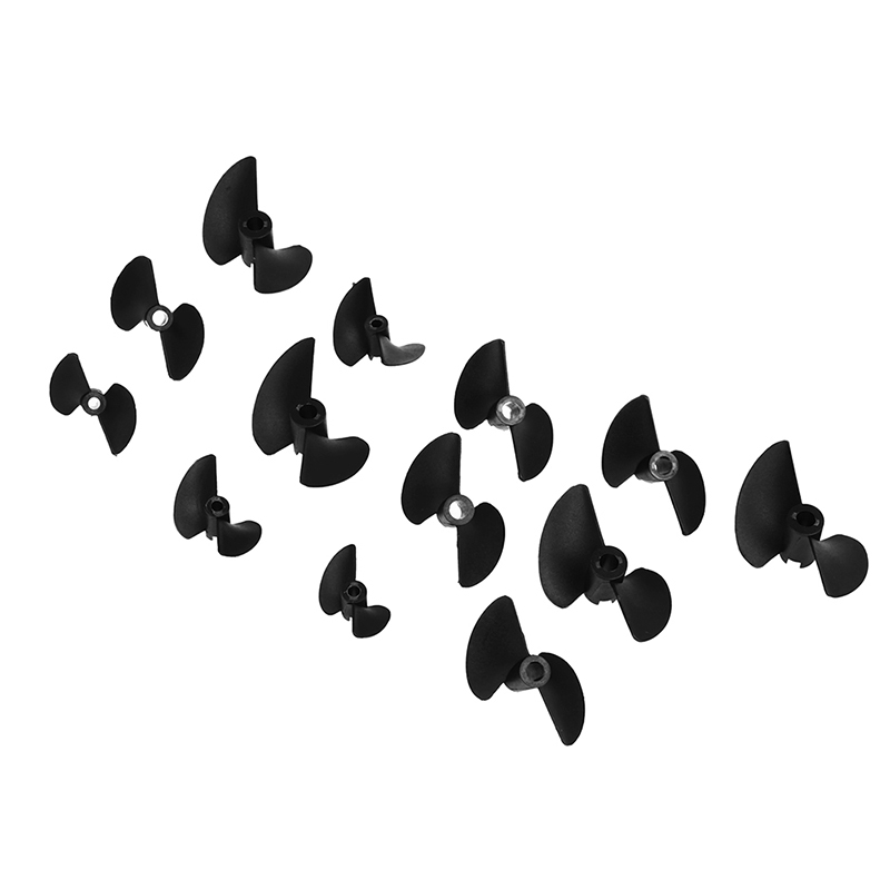 Hélice de dos palas para barco a control remoto, Modelo CW, paleta de nailon P40, hélice de eje de barco, diámetro 27/30/32/35/38/40/45/47MM