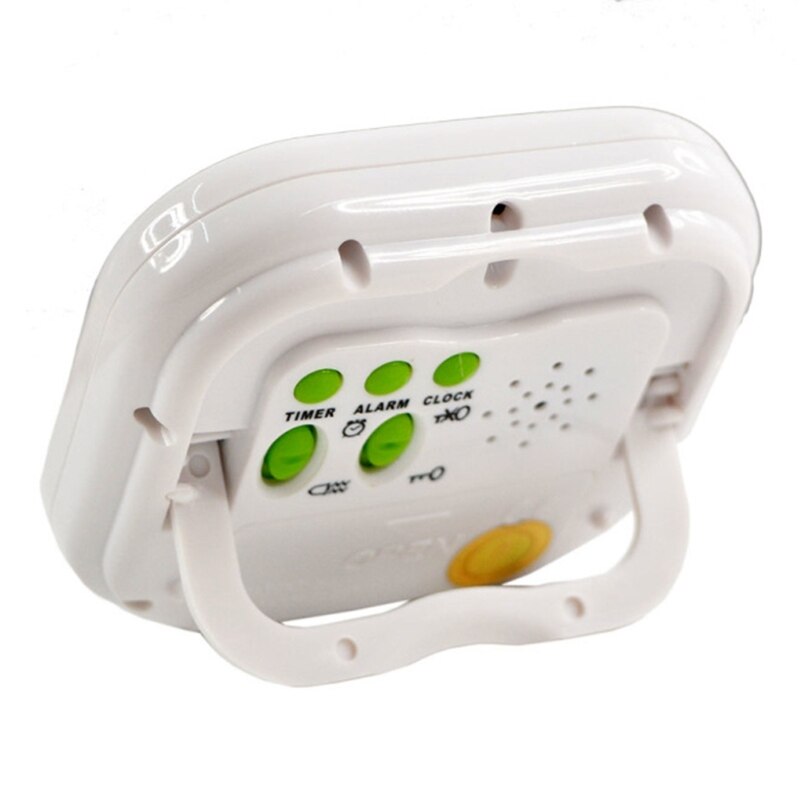 Alarm Clock Digital LCD Vibration Clock Battery Operated Modern Portable Timer Clock with Backlight Compatible w/ Home
