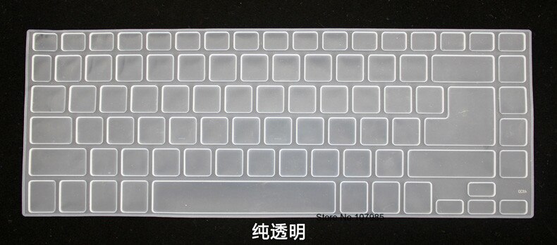 14 cal klawiatura pokrywa Protector dla Acer Aspire ES1-411 ES1-431 TMP245 E5-472G 4755G E5-471 421 E1-472 ES1 411 V5-471: Clear