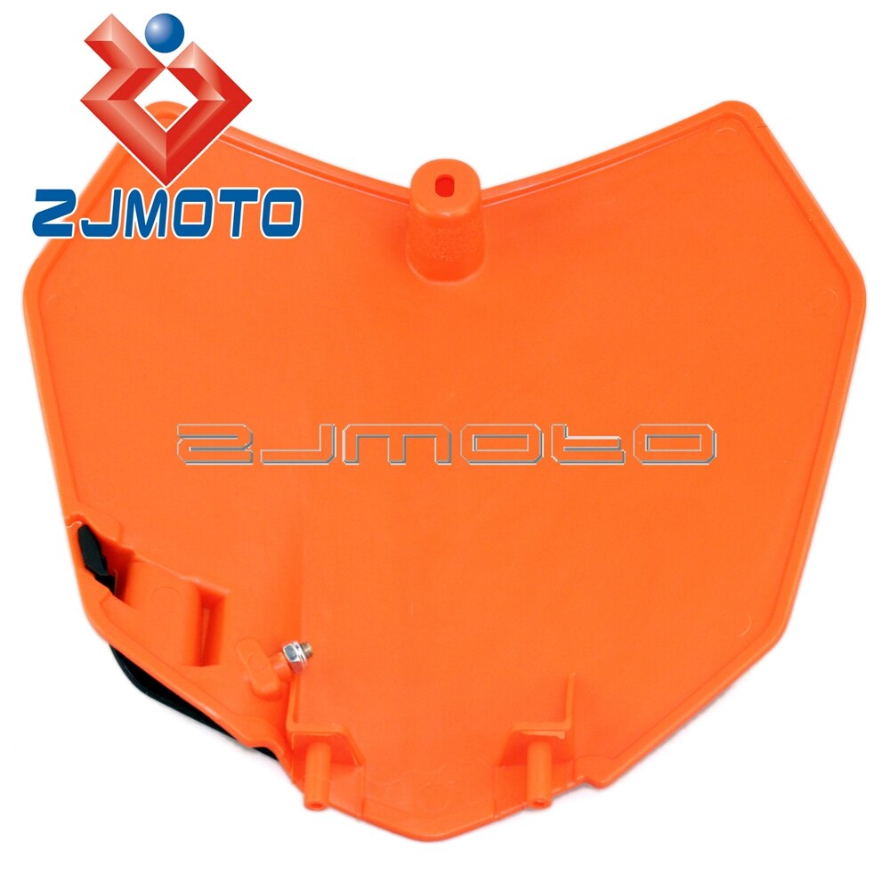 Dirt Bike Orange Plastic Front Name Number Plate For 350 SX-F 250 SX-F 250 SX Number Plate Motocross Enduro
