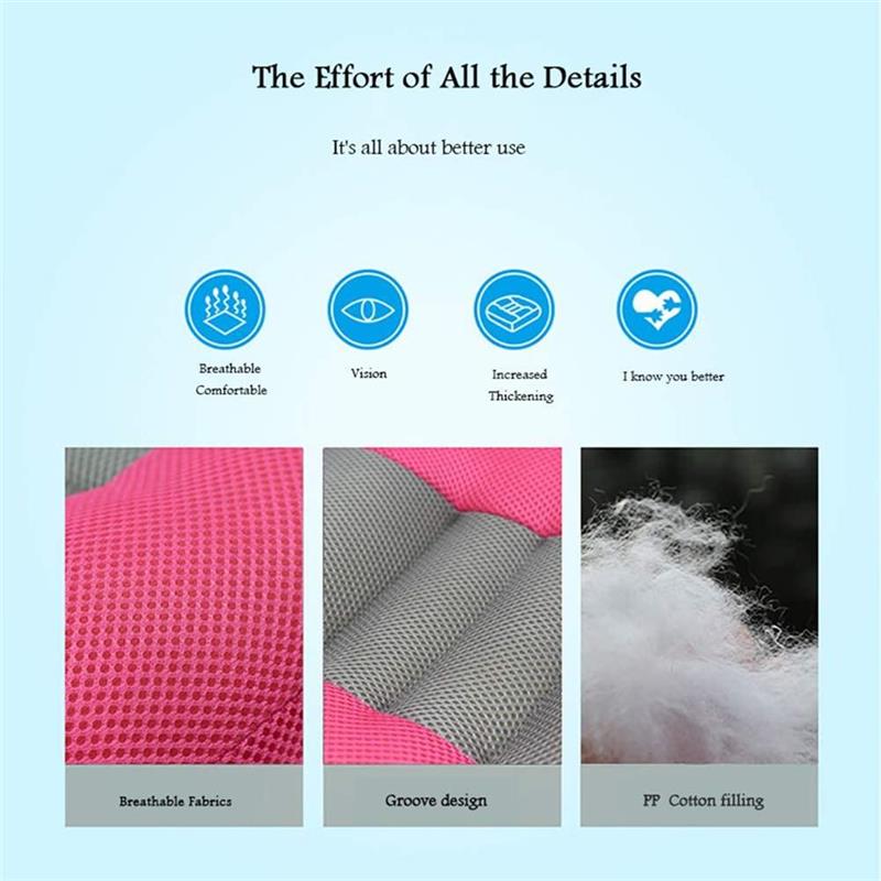 Car Seat Booster Cushion Heightening Height Boost Mat Portable Breathable Driver Expand Field Of View Seat Pad Car Accessories