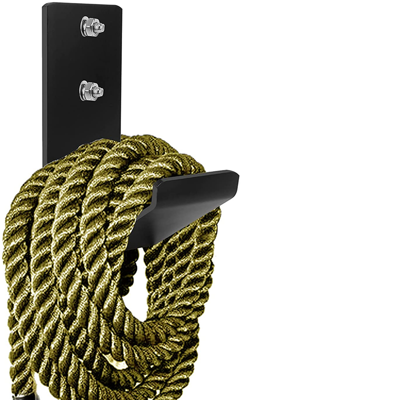 Fitness Battle Rope Rack Wall Mounted Heavy Duty Jump Rope Storage Hook Battle Skipping Ropes Holder Home Gym Equipment Hanger