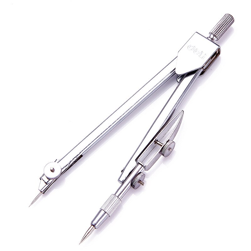 EZONE 1PC Adjustable Precision Drawing Compass Math Geometry Tool Compass Giving Lead Core School Stationery Supply