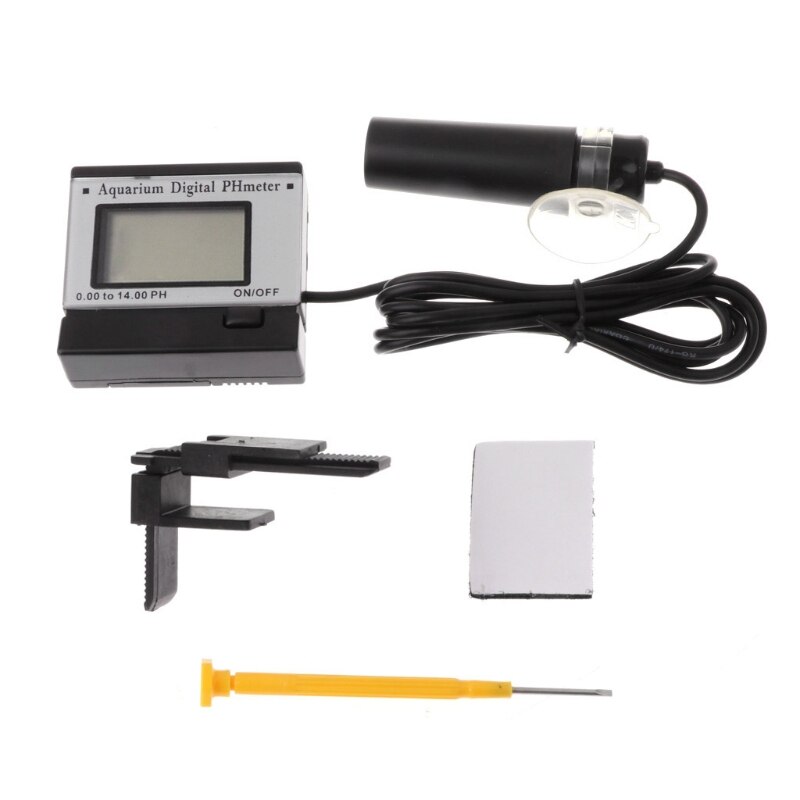 LCD Digital PH Meter Monitors for Hydroponics Aquarium Swimming Pool Spa 0.00-14.00 PH Tester Water Test