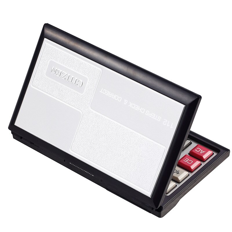 CT-8855V box flip calculator calculator 12 digit ABS plastic ordinary dry battery black count computer