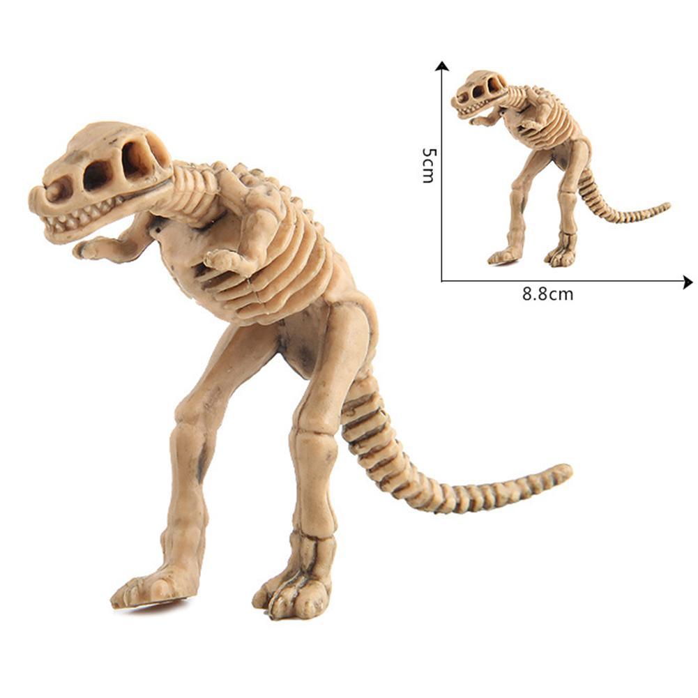 12 stuks Plastic Dinosaurus Model Simulatie Levensechte Skelet Dino Cijfers Educatief Speelgoed Collectie Voor Kinderen Speelgoed