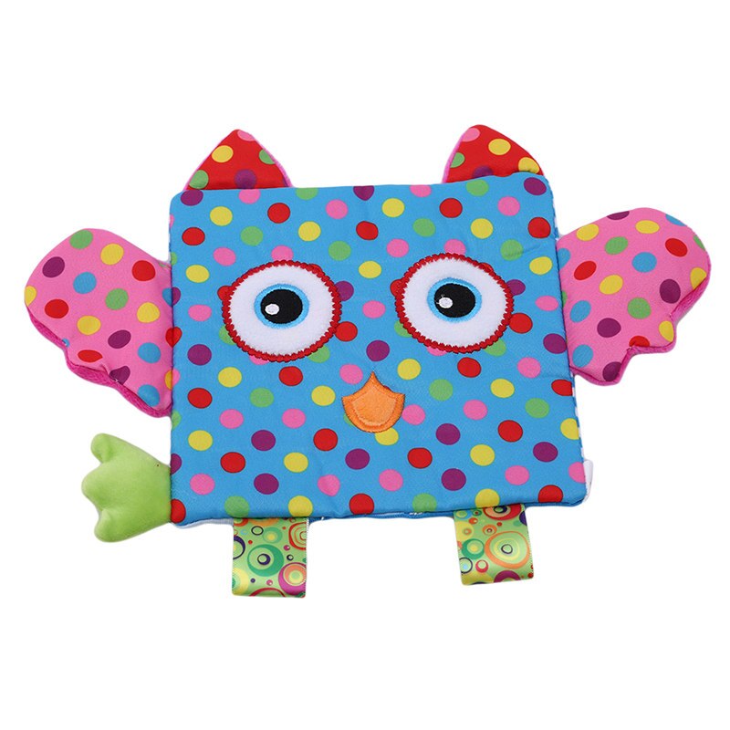 Neugeborenen Baby Beschwichtigen Handtuch Greifen Weiche Tröstlich Puppe Infant Spielzeug Baby Tier Plüsch Hand Handtuch Rassel Baby Spielzeug 0- 12 monate: Owl