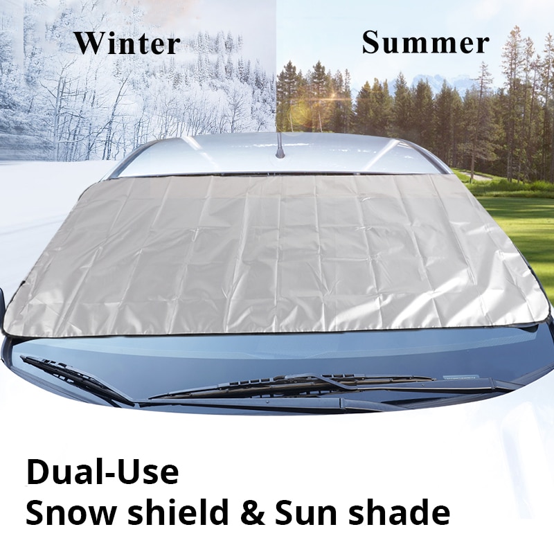 190X120 Cm Auto Zonnescherm Cover Sneeuw & Ijs Sneeuw Shield Voor Voorruit Winter Zomer Zon Auto Voorruit voorruit Cover