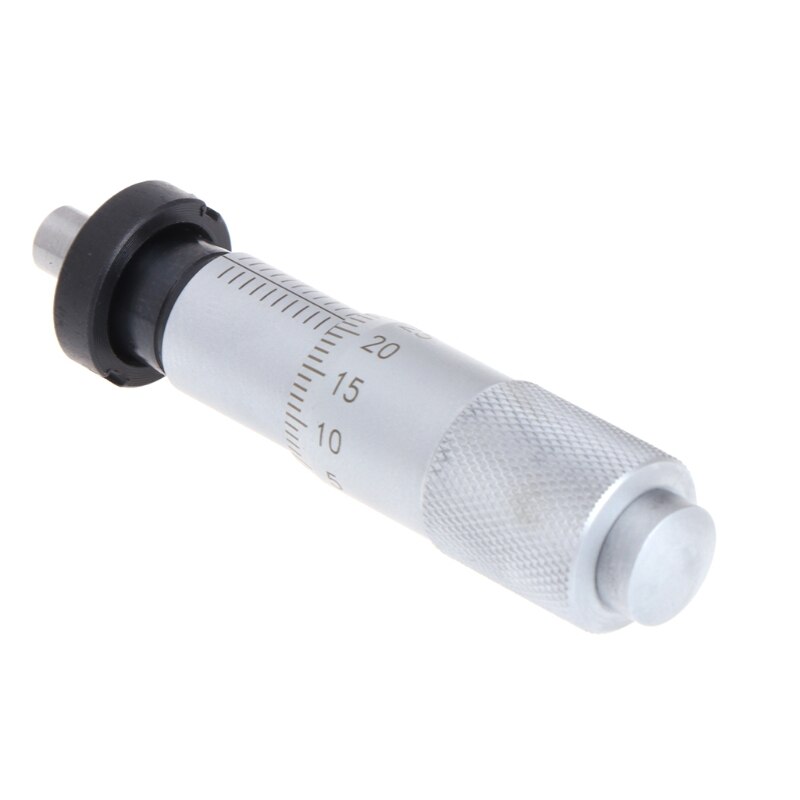 Tipo redondo 0-13mm escala micrômetro cabeça medida ferramenta rotação suave