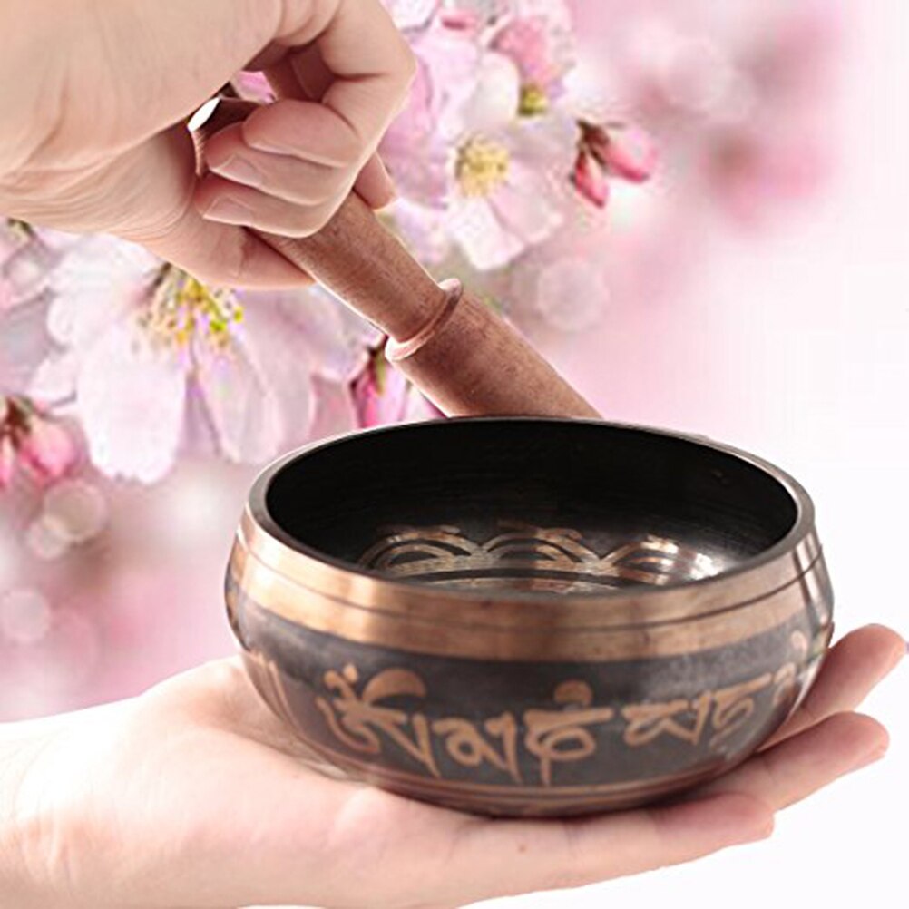 Jeu de bols de chant tibétains, soulagement du Stress avec stricker, pour la Relaxation, méditation