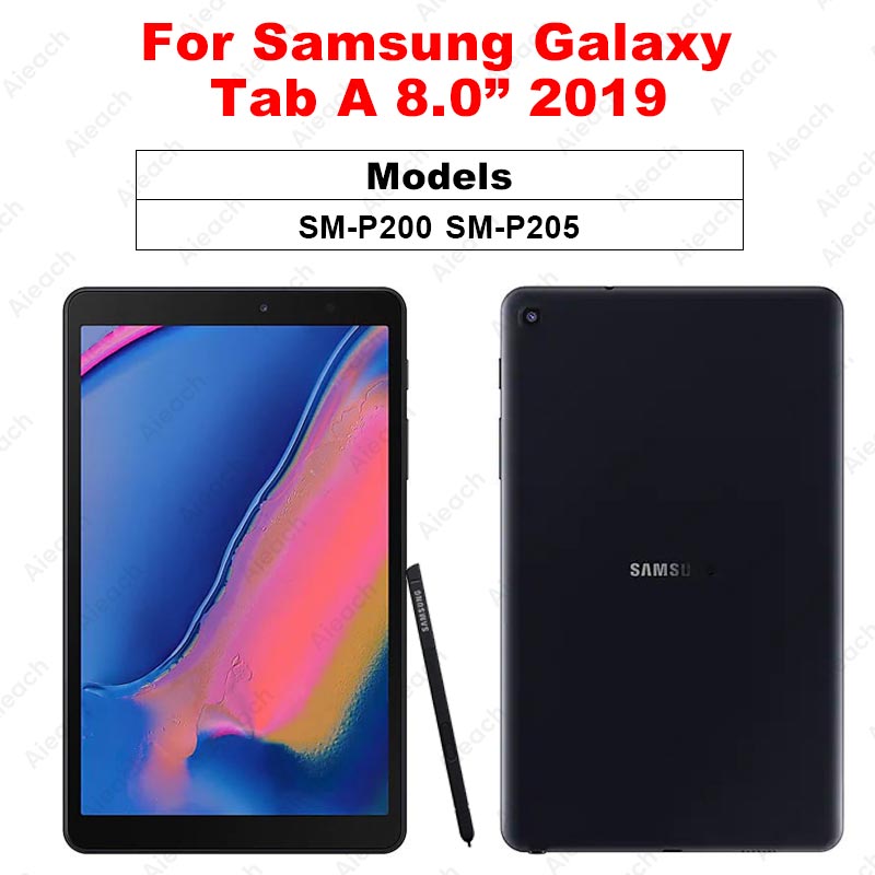 9D Bordo Curvo Vetro Temperato Flim per trasporto libero di Samsung galassia scheda S5e S4 S6 Protezione Dello Schermo per galassia scheda 10.1 2019 8.0 10.5 2018: Tab A 8.0 2019 P200
