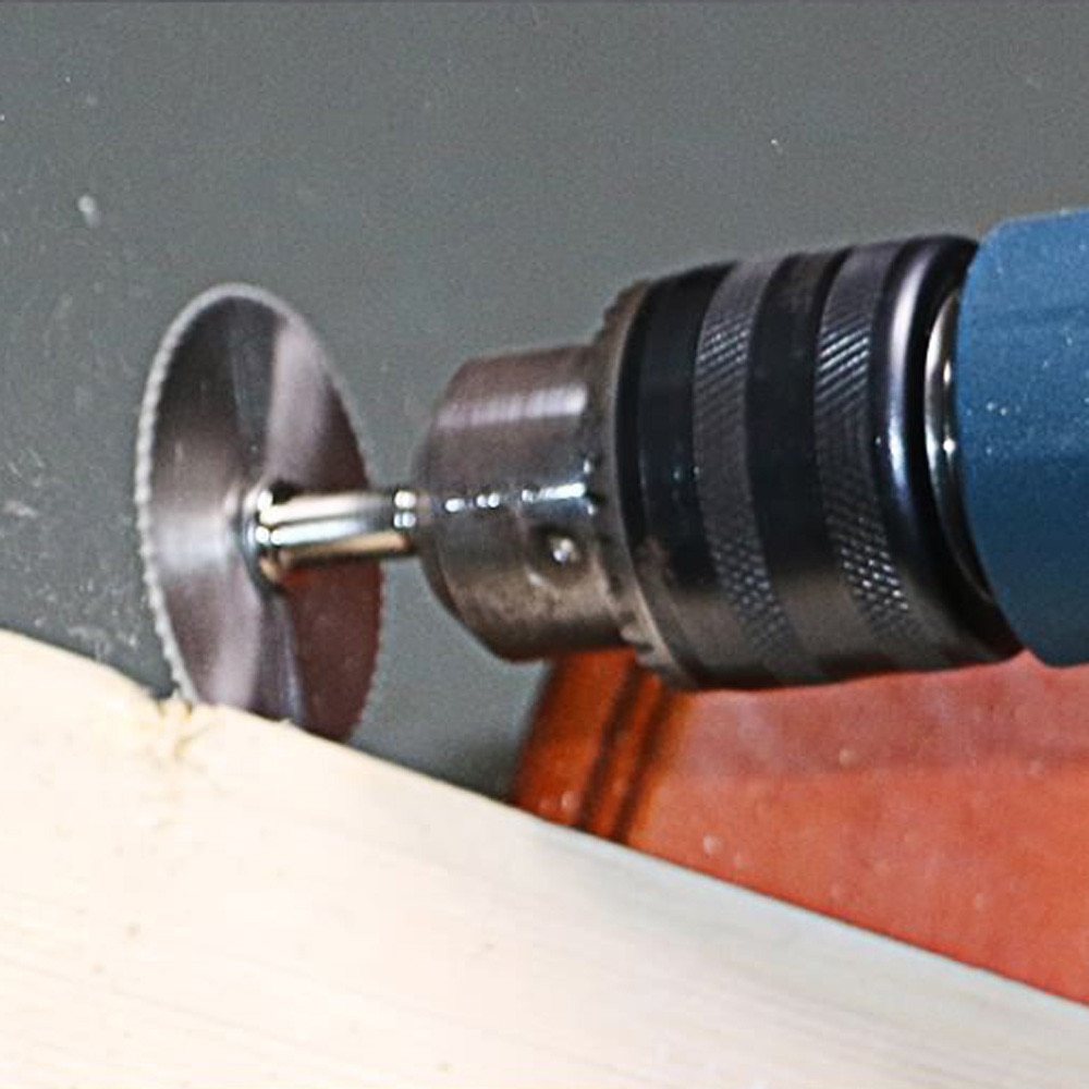 5x Hss Circular Wood Cutting Saw Blade Discs + 2x Mandrel Drill For Rotary Tool Hss High Speed Steel Circular Saw Blades