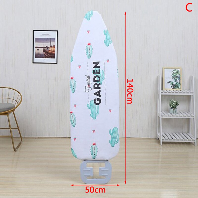 Ironing Board Cover Marble Cloth Printed Ironing Board Cover Protective Non-slip Thick Colorful for Home Cleaner Tools 140*50CM: C