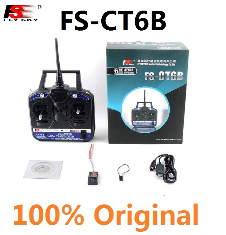 Flysky Fs CT6B FS-CT6B Radio Zender FS-R6B Ontvanger 6CH 2.4G Afstandsbediening Radio Systeem Fs Fly Sky