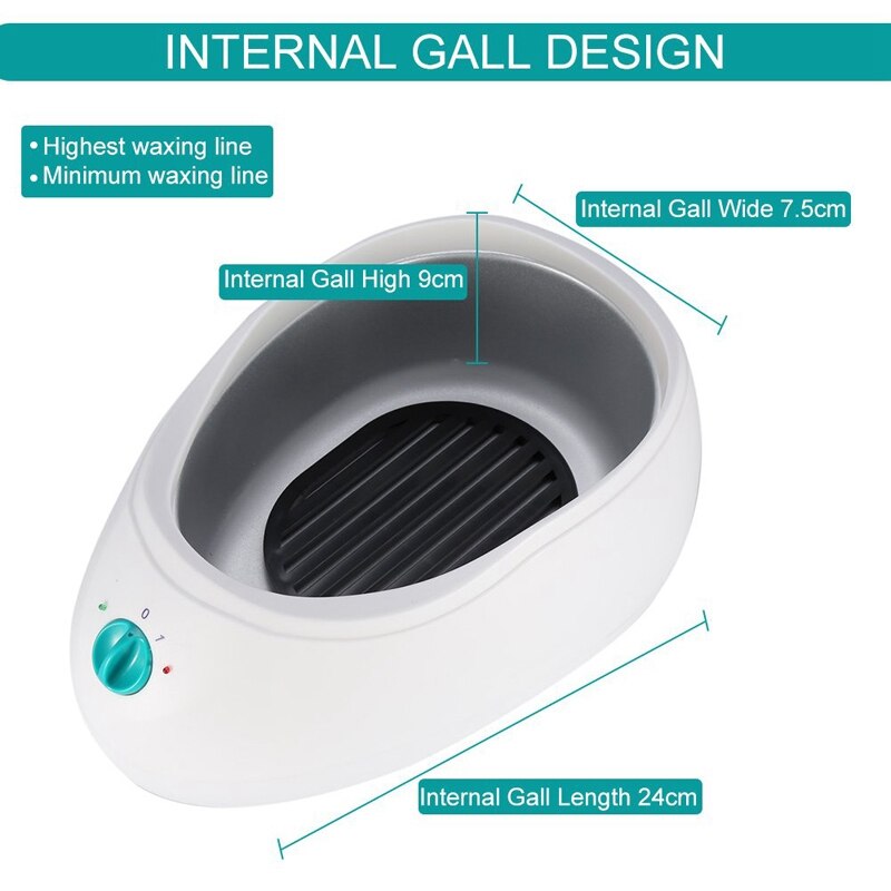 2.2l wax warmer paraffine verwarmer machine pot bad wax elektrische verwarmer ontharing schoonheid hand voet huidverzorging us plug