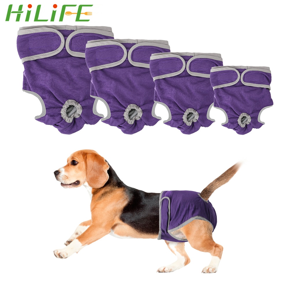 HILIFE Dog Supplies Female Dog Shorts Pet Underwear Puppy Diaper For Small Meidium Size Dogs Physiological Pants