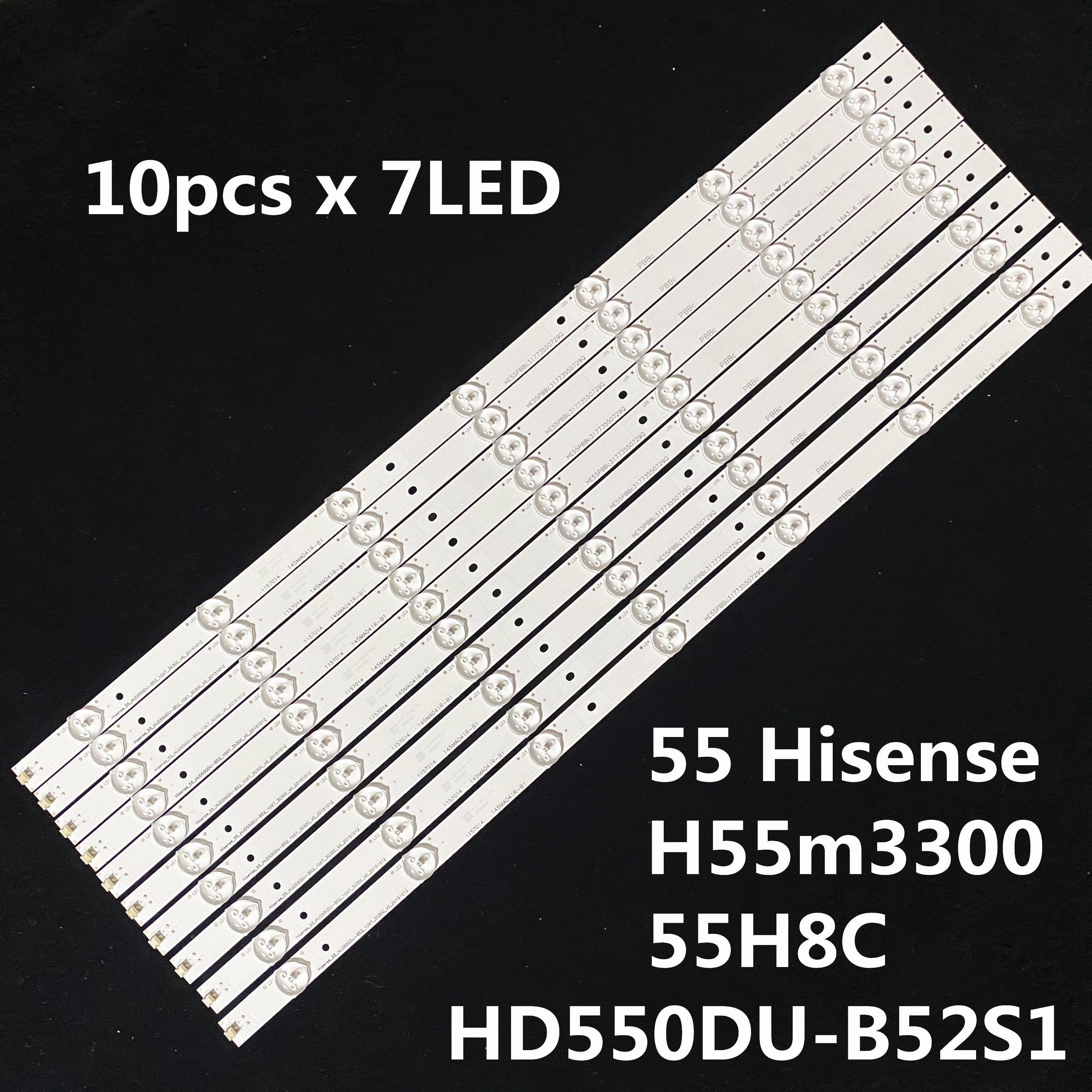 led Backlight Array LED Bars Hisense H55M3300 55H8C HD550DU-B52 HISENSE 55H8C