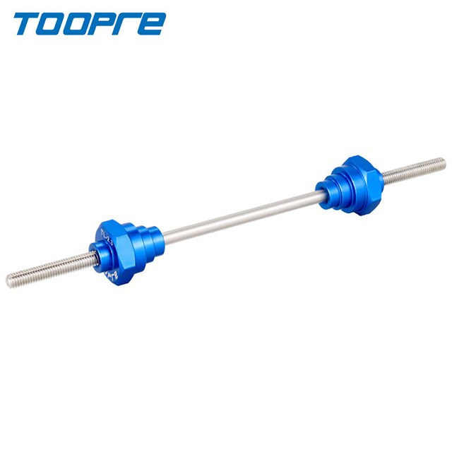 TOOPRE Wheel Truing Stand Adapter Tool Hub Rim Tuner 20mm 15mm 12mm QR Thru Axle Adaptor 100x15 100x12 142x12 Quick Release part: Default Title