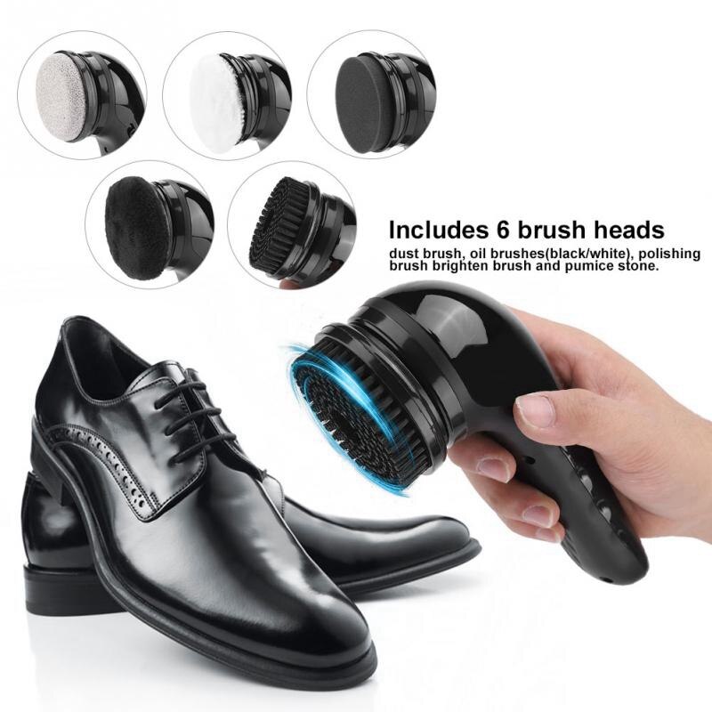 Portable multi-fonction ménage électrique cireuse de chaussures automatique chaussure Machine nettoyage de chaussures en cuir soin Portable utilisation