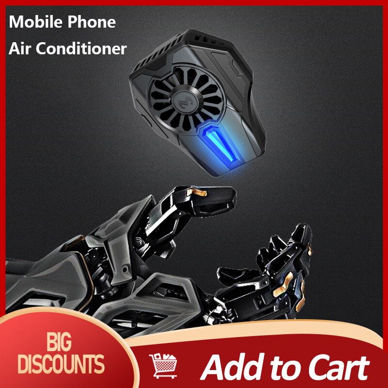 Fan Game Pad Holder Stand Radiator Mute Fan Mobile Phone Cooling Universal Semiconductor Radiator Phone USB Rechargeable Cooler