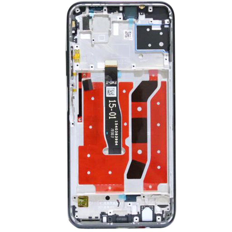 Oryginalny 6.4 ''wyświetlacz wymiana z ramką dla Huawei P40 Lite LCD ekran dotykowy Digitizer zgromadzenie dla Nova 6 SE ekran LCD