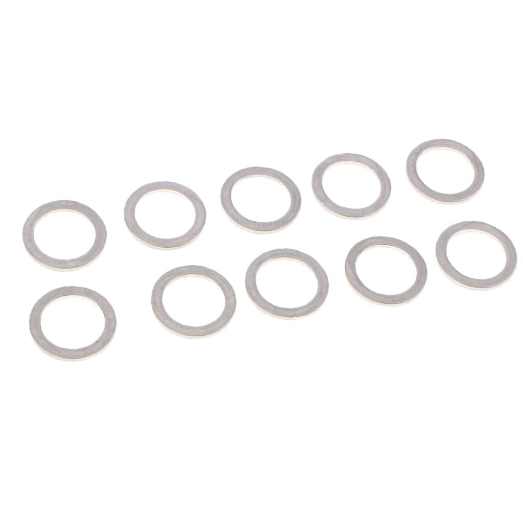 10pcs/Set Engine Oil Drain Plug Washers Gaskets For Hyundai Kia