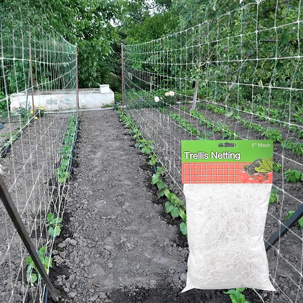 Garden Climbing Net Trellis Netting Heavy-Duty Plant Support Stand for Flowers Vegetable Vine Orchard Gardening Tools