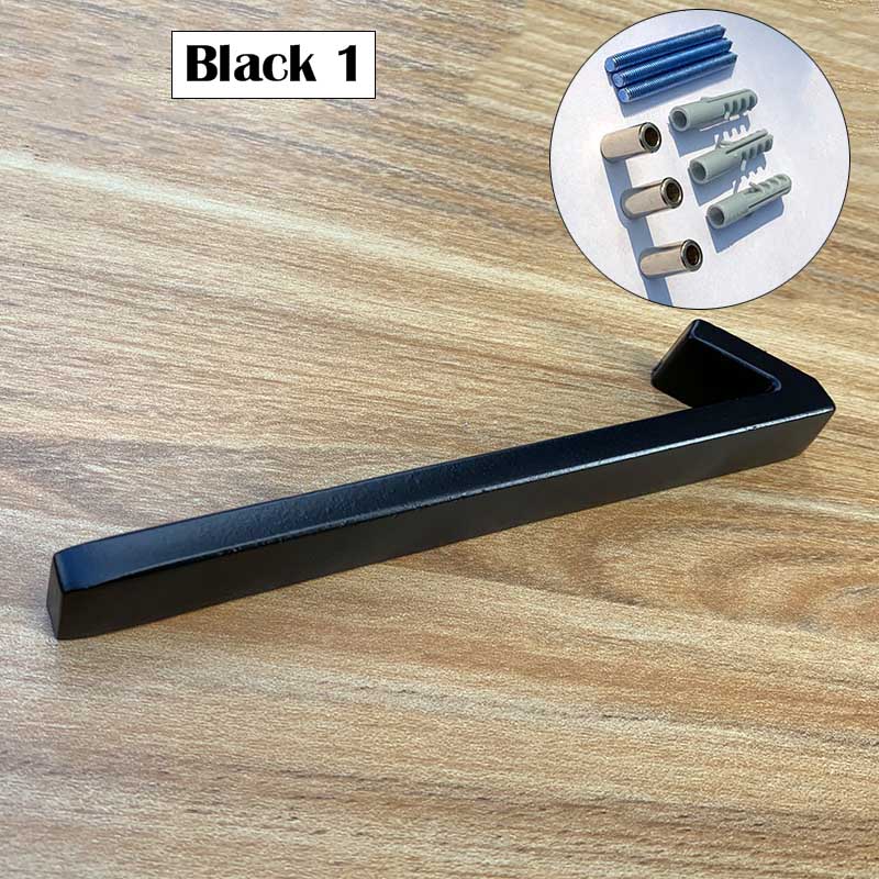 127mm Modern Floating House Number Metal Address Street Sign Plates Outdoor Black Door Plaque Numbers For Apartment Mailbox 0-9: Black 1