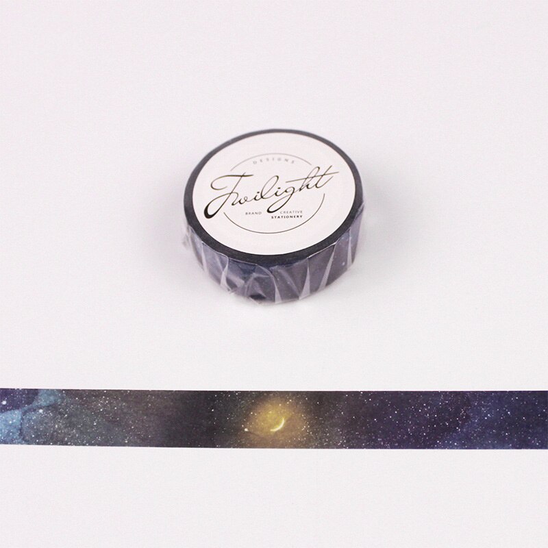 7 Pcs Sterrenhemel Nebula Papier Washi Tape Galaxy Star Lijm Masking Tapes Dagboek Album Journal Decoratieve Stickers H6187