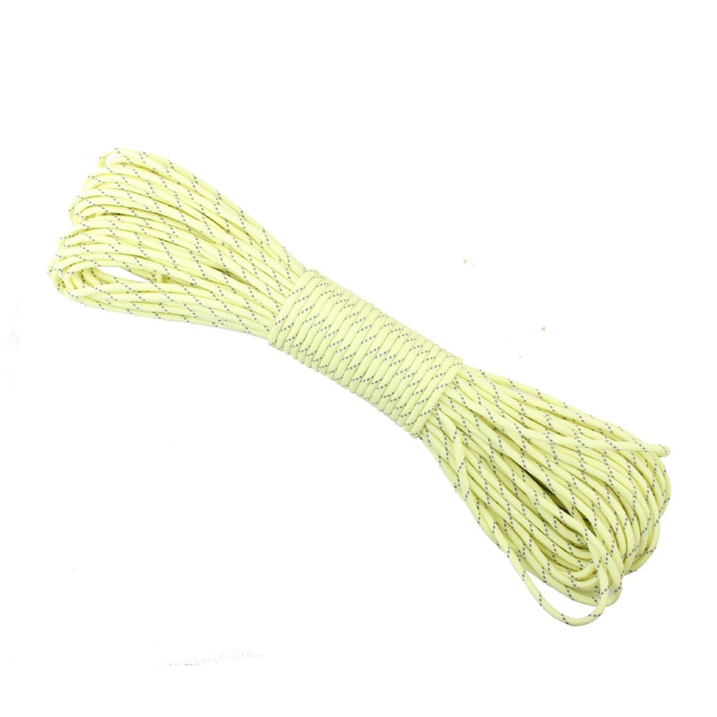 Glow In The Dark Reflecterende Paracord 9 Strengen 5 Kleuren Beschikbaar Survival Parachute Cord