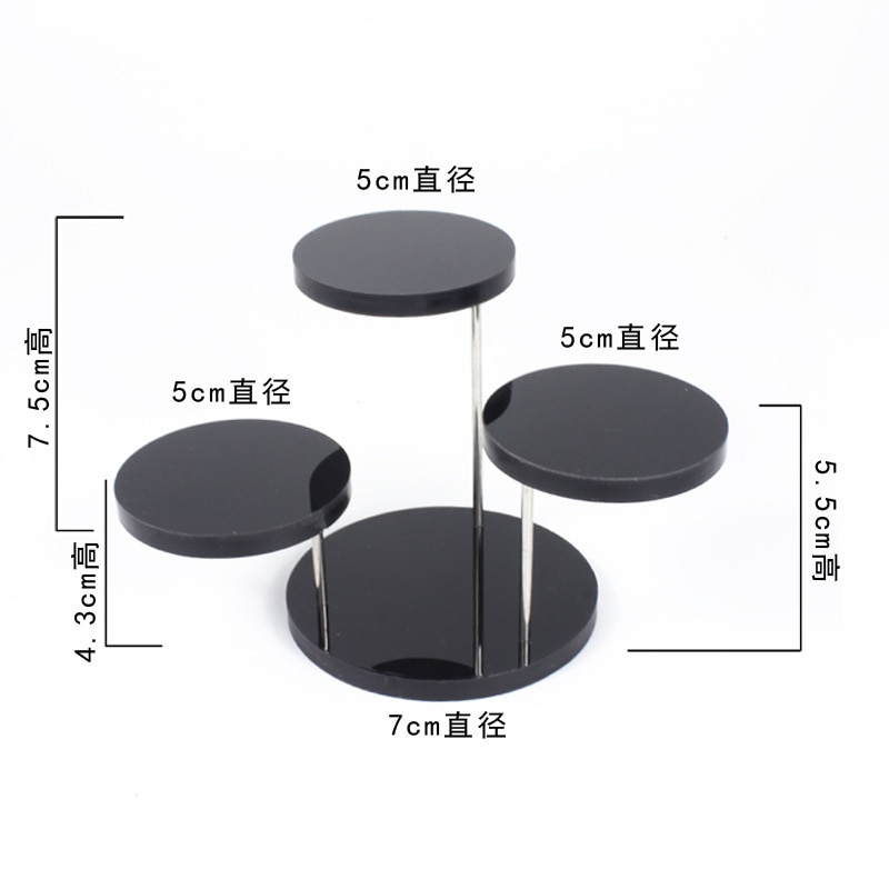 12 Round Food Cupcake Stand Acrylic Display Stand For Cake Ring Jewellery Transparent Dessert Rack Wedding Birthday Tools
