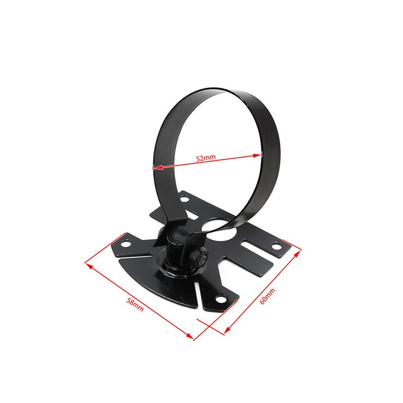 Swivel Bracket 2'' 52mm Adjustable Single Hole Car Gauge Meter Pod Mount Holder