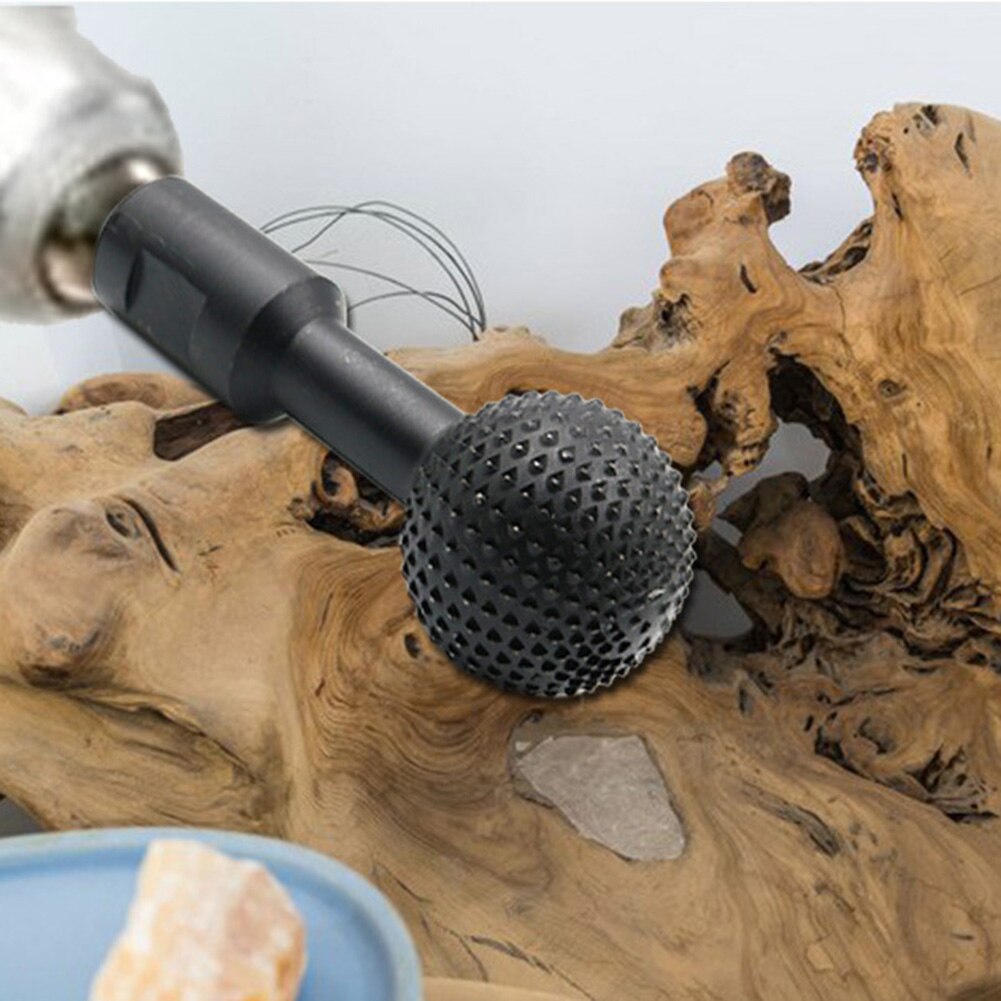 Rotary File Steel Wood Carving Grinding Head Electric Ball-shape Milling Cutter for Woodworking Angle Grinder Hand Tool
