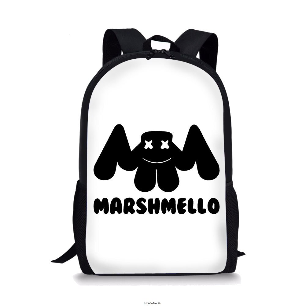 Kid Boys Girls School Bag Mochila Infantil DJ Marshmello Backpack 3D Prints Waterproof with Crewmate Christmas On Sell