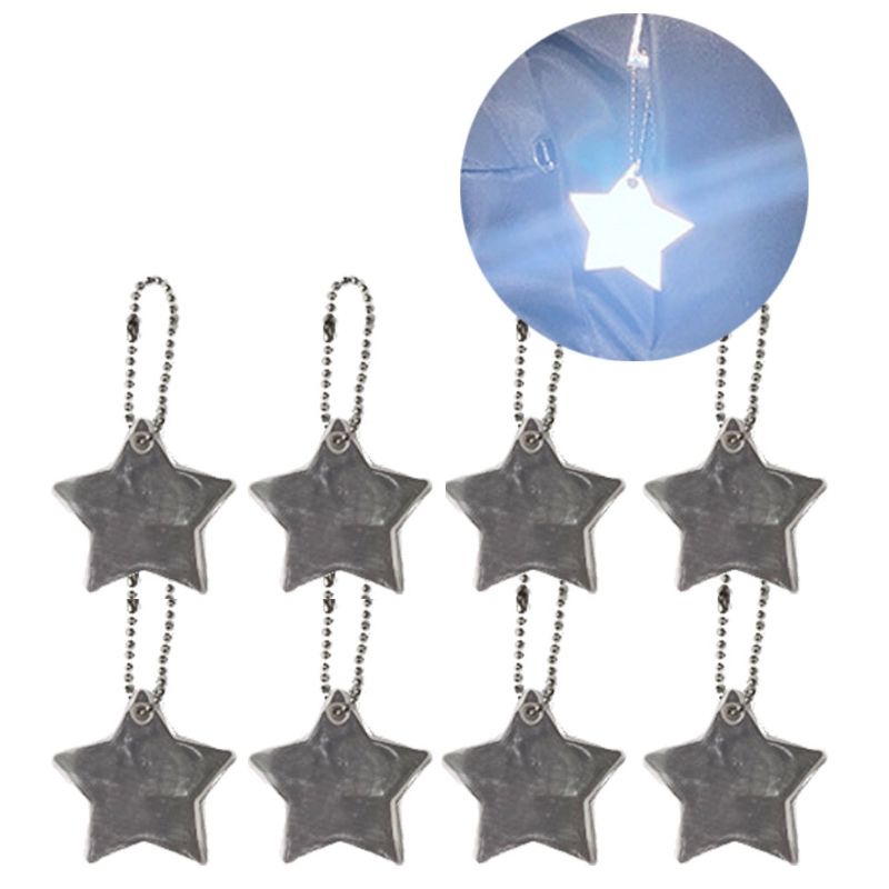 8 Riflettori Magnetici Di Sicurezza Per Bambini E Adulti - Clip Riflettenti Per Zaini, Vestiti, Passeggini - 3
