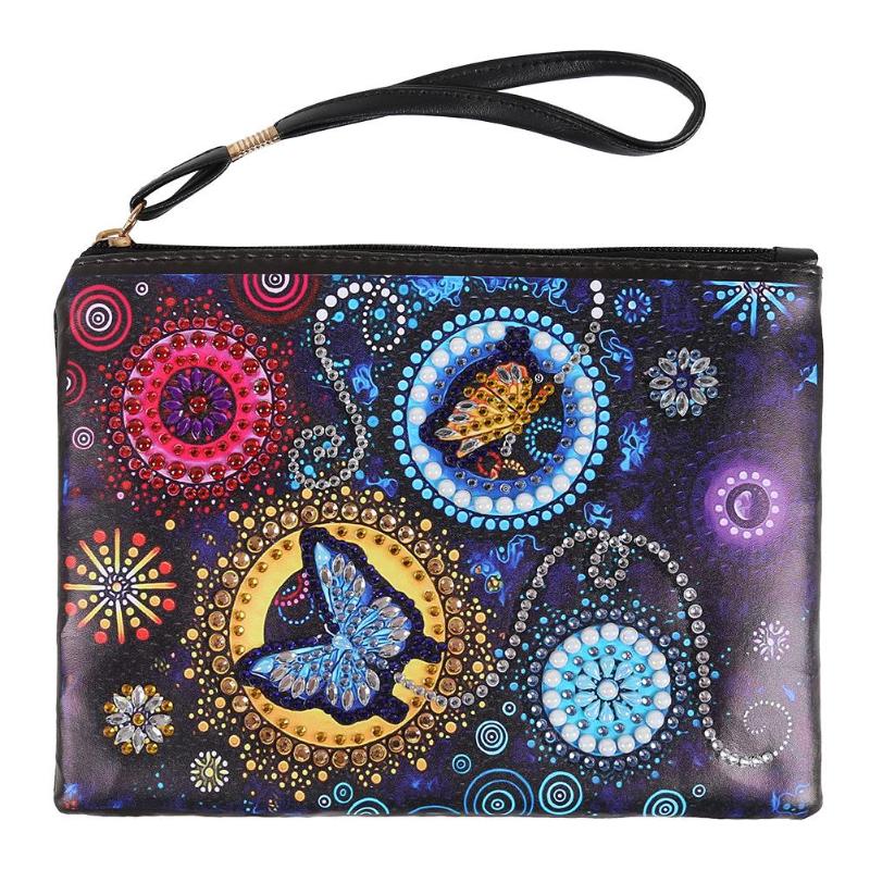 Sac à main bricolage en forme spéciale diamant peinture | Bracelet portefeuille, pochette pour femmes maquillage organisateur, sac de rangement broderie de noël: 01 150X200MM