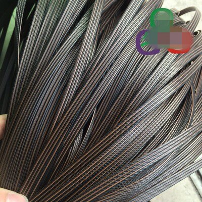 500g 8CM wide imitation flat synthetic rattan weaving raw material plastic rattan for knit and repair chair table: color 8