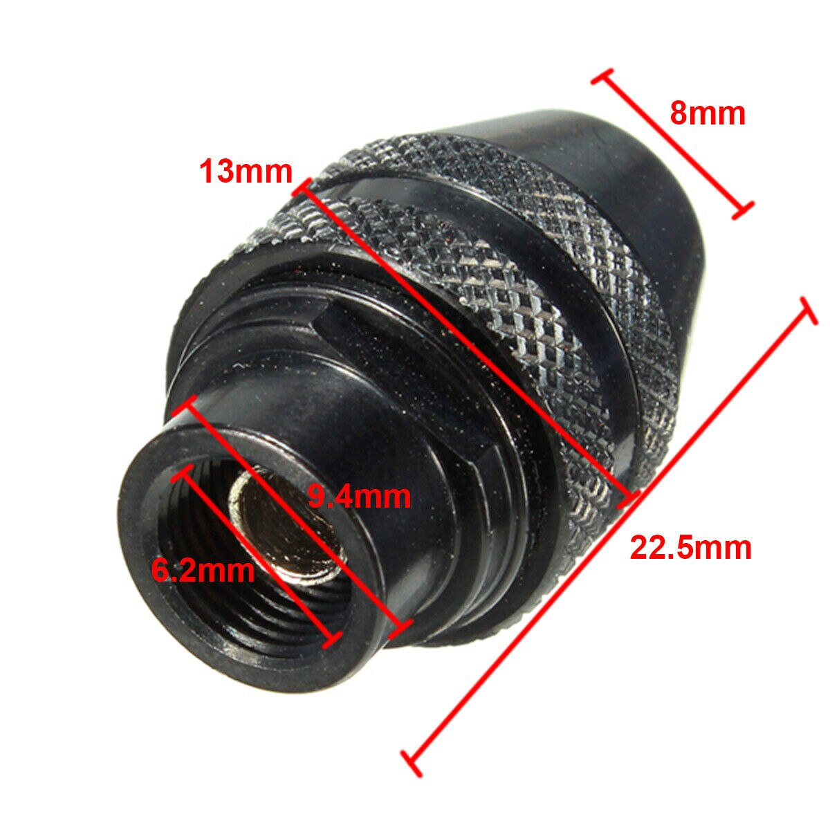 Multi Chuck Quick Change Adapter Drill Bit For Dremel Rotary Accessories Kit 8mm