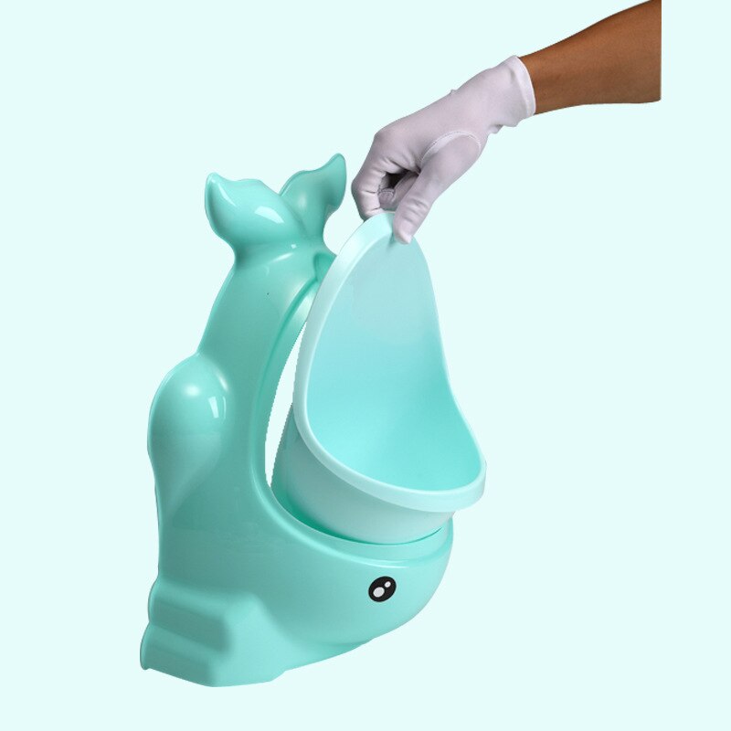 Tegneserie baby potte toilet urinal børn potte træning baby drenge tisse toilet spædbarn badeværelse vægmonteret urinal børnehave potte