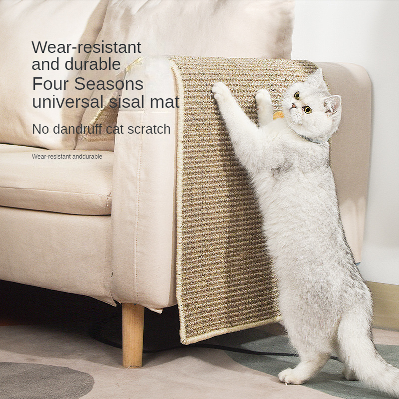 Furniture Sisal Mat Scrapers for Cats Boardback Scratcher Scratching Post Cat Scraper Supplies Pet Products Home Garden