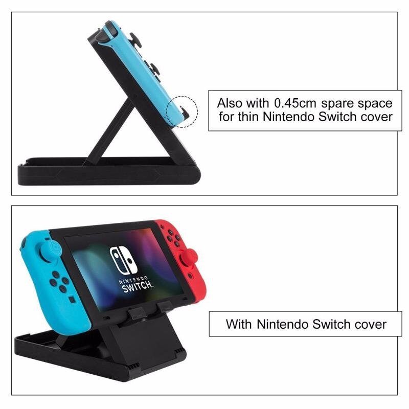 Anti-Slip Adjustable Foldable plastic Compact Bracket Play stand Stand Holder for Nintendo Nintendo Switch NX NX Console Control