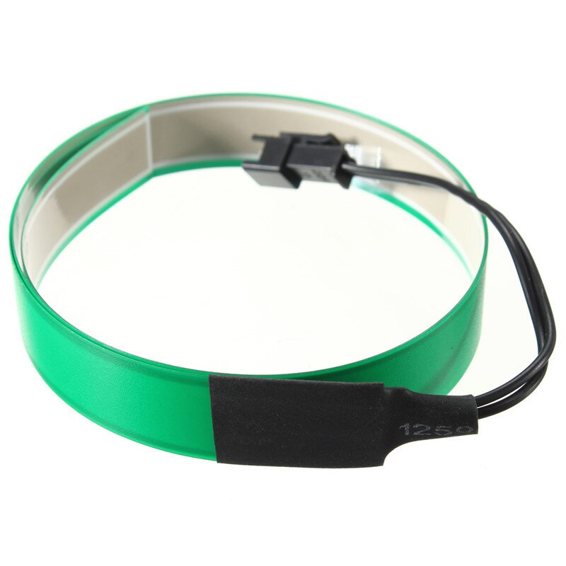El tråd färgglad flexibel elektroluminiscerande tejp el tejp batteriström vit/blå/röd/rosa/lila/grön/citrongrön/gul: Grön